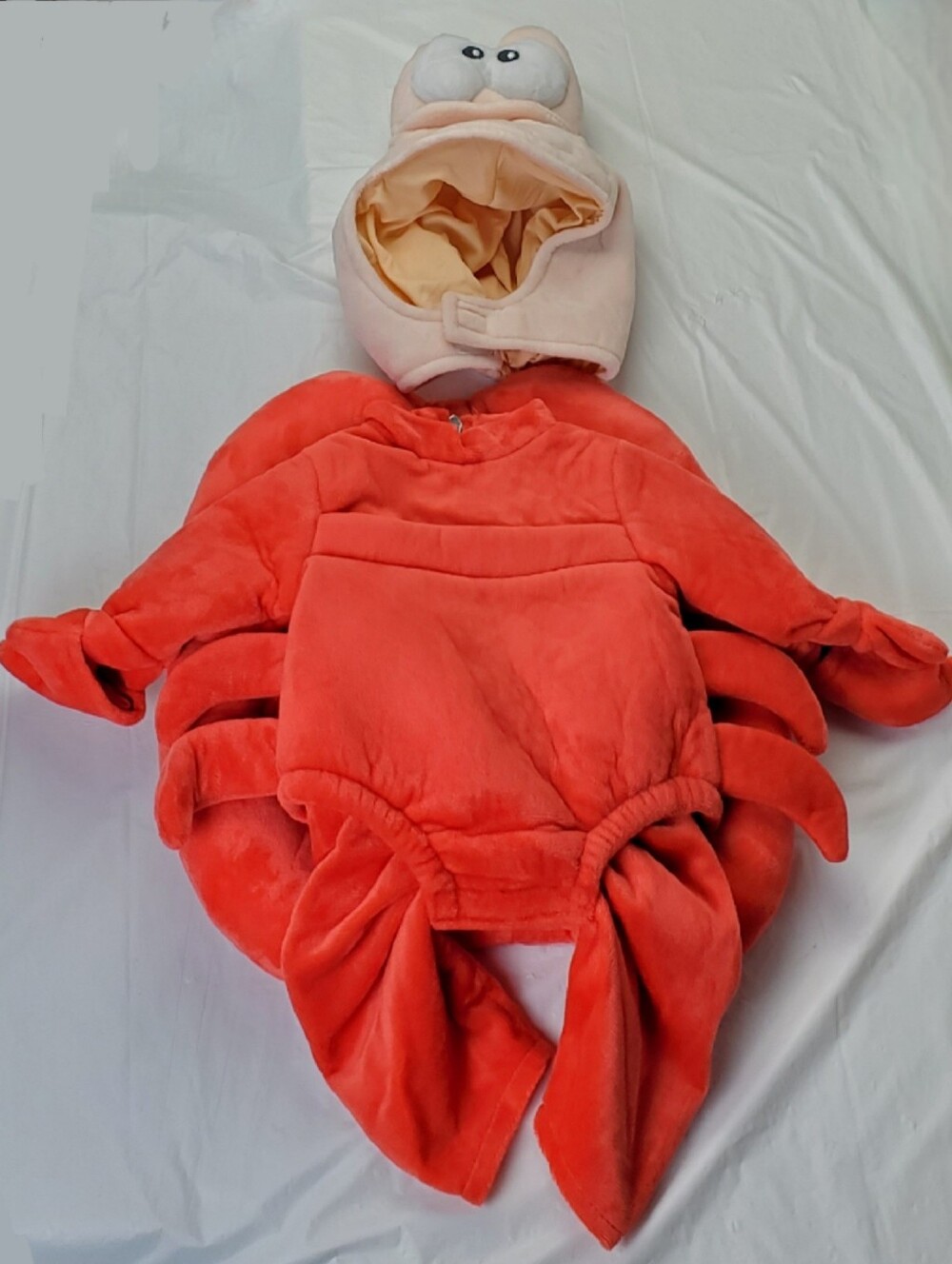 Disney Little Mermaid Sebastian Infant Halloween Costume - Size 0/3 Month - GUC